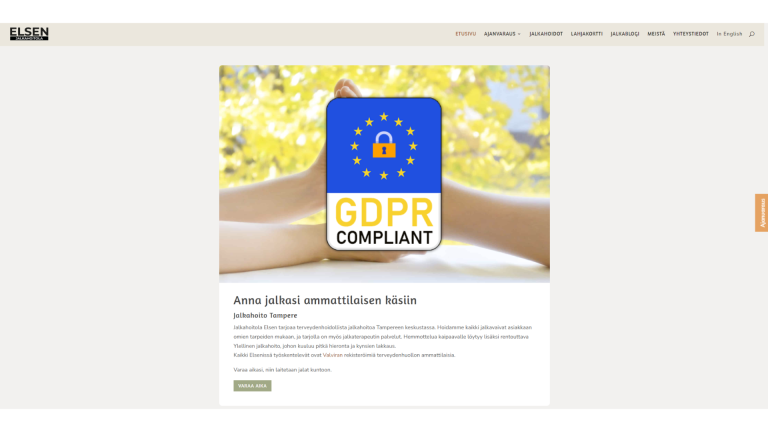 Elsen.fi - GDPR Certification